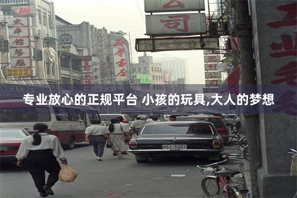 专业放心的正规平台 小孩的玩具,大人的梦想