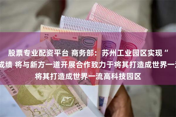 股票专业配资平台 商务部：苏州工业园区实现“3个过万亿”成绩 将与新方一道开展合作致力于将其打造成世界一流高科技园区